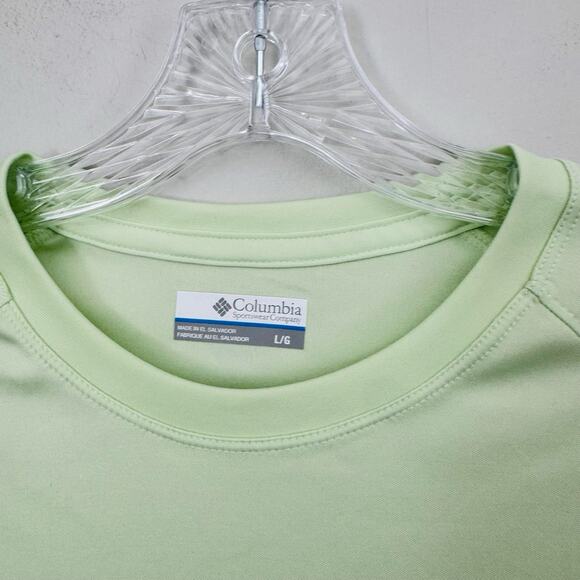 Columbia Light Green Long Sleeve PFG T Shirt Men’s Size L - Picture 2 of 8